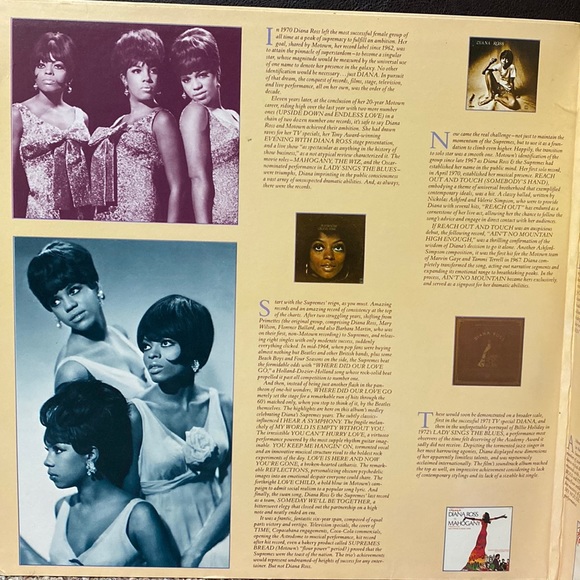 Diana Ross- double album “All The Great Hits” 1981 Motown Records - Picture 3 of 10